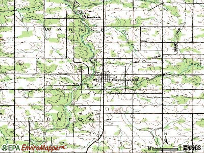 Greenwood topographic map