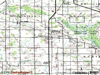 Hilbert topographic map