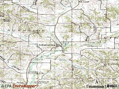 Independence topographic map