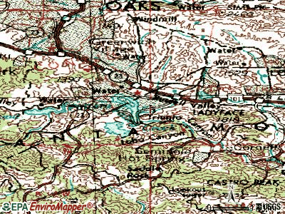 Westlake Village topographic map