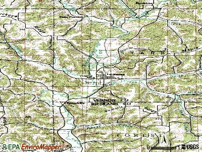Lake Delton topographic map