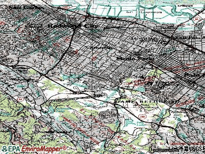 West Menlo Park topographic map