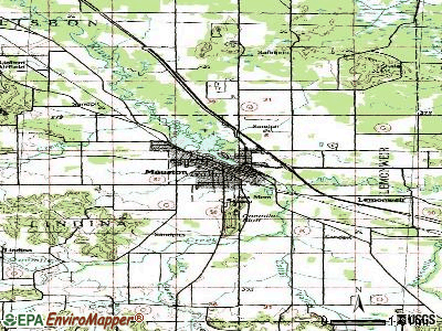 Mauston topographic map