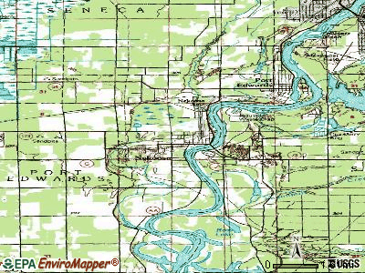 Nekoosa topographic map