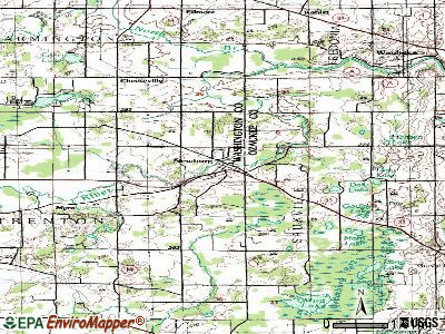 Newburg topographic map