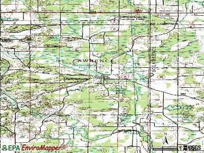 Ogdensburg topographic map