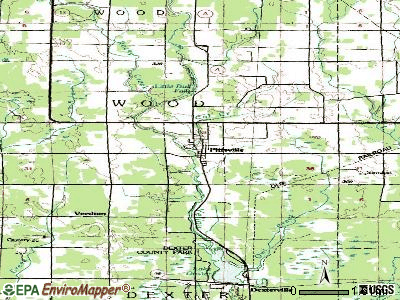 Pittsville topographic map