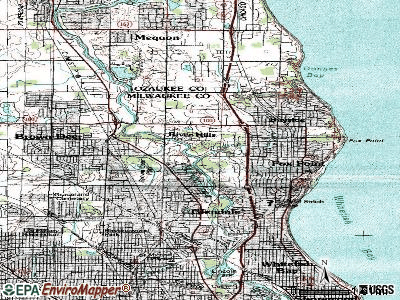 River Hills topographic map