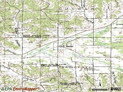 Taylor topographic map
