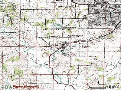 City map Wind Point Wisconsin AI