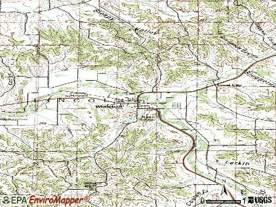 Whitehall topographic map