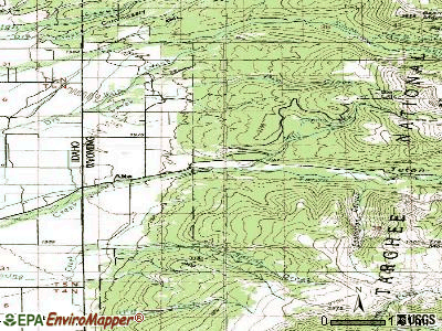 Alta topographic map