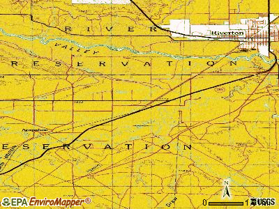 Antelope Valley-Crestview topographic map