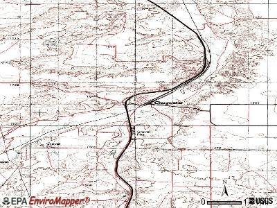 Chugwater topographic map