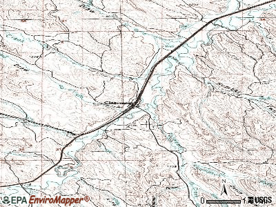 Clearmont topographic map