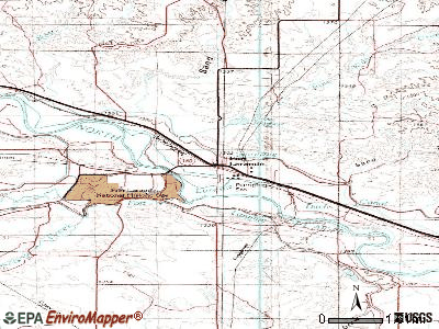 Fort Laramie topographic map