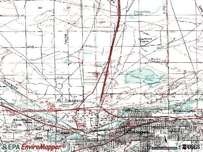 Hartrandt topographic map