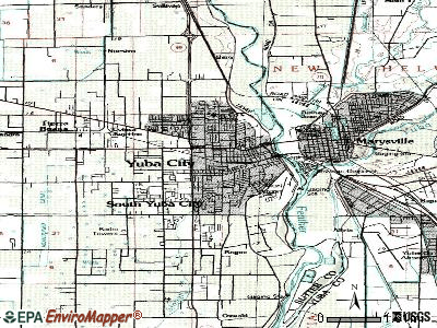 Yountville topographic map