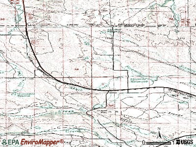 Parkman topographic map