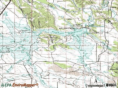 Pine Haven topographic map