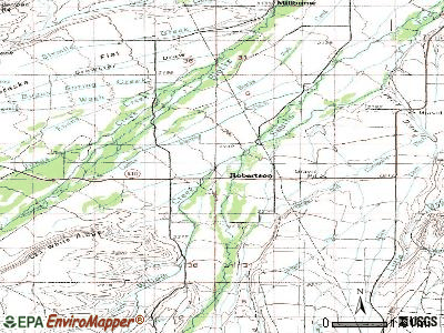 Robertson topographic map