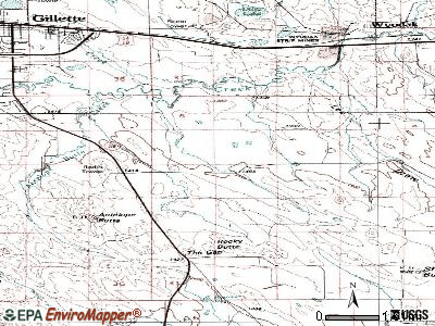 Sleepy Hollow topographic map