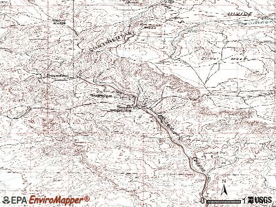 Superior topographic map