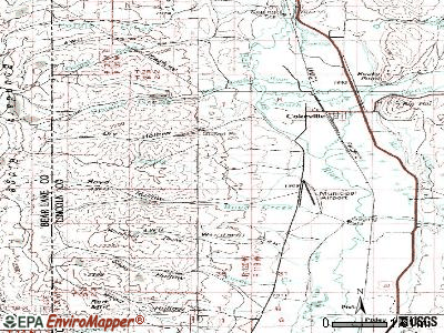 Taylor topographic map