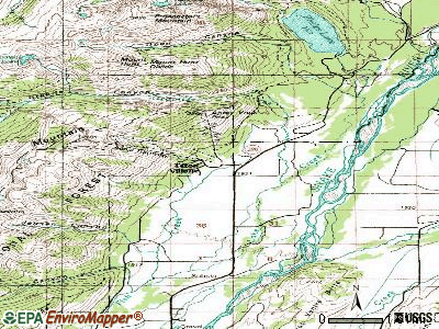 Teton Village topographic map