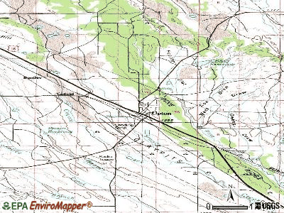 Upton topographic map