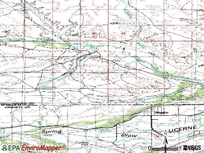 Winchester topographic map
