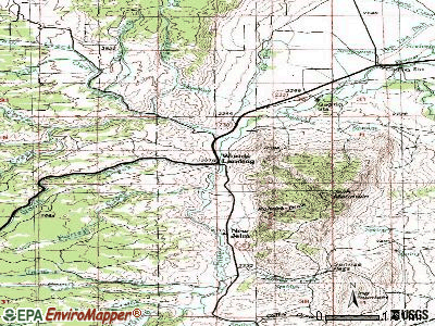 Woods Landing-Jelm topographic map