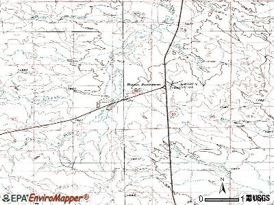 Wright topographic map