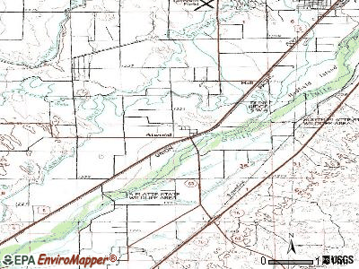 Atwood topographic map