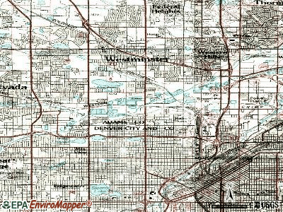 Berkley topographic map