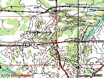 Lowndesboro topographic map