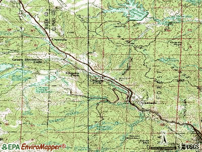 Cedaredge topographic map