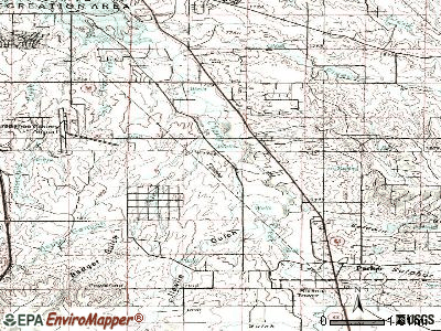 Cottonwood topographic map