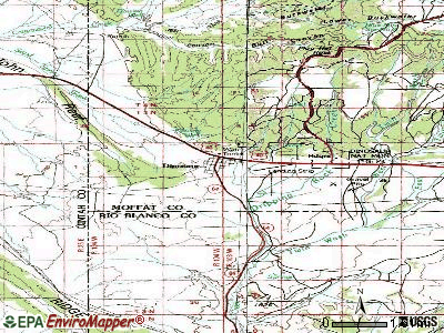 Dinosaur topographic map