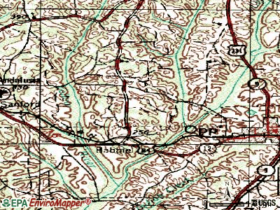 Babbie topographic map
