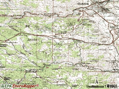 Genesee topographic map