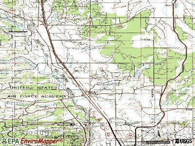 Gleneagle topographic map