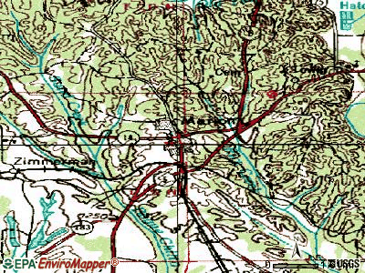 Marion topographic map