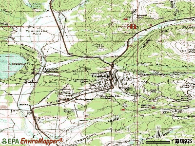 Leadville North topographic map
