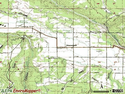 Norwood topographic map