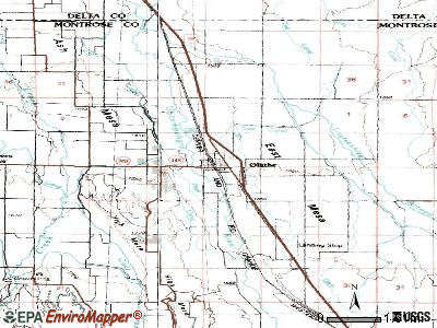 Olathe topographic map