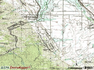 Roxborough Park topographic map
