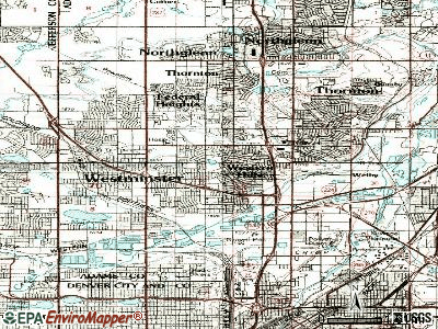 Sherrelwood topographic map