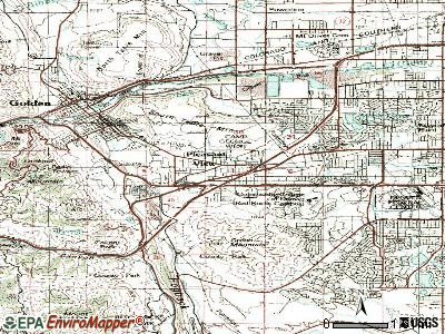 West Pleasant View topographic map