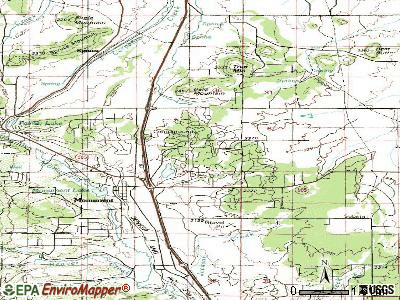 Woodmoor topographic map